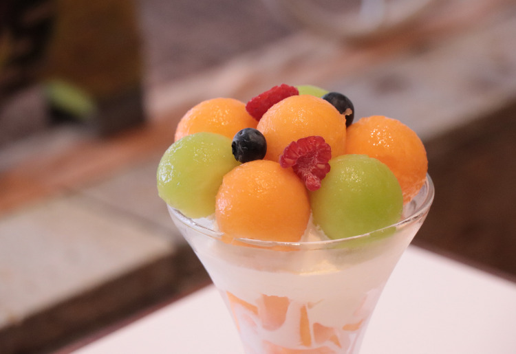 ミニメロンパフェ