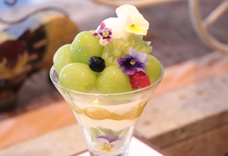 シャインマスカットパフェ